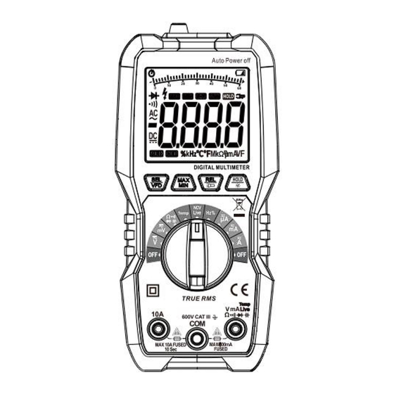 VEVOR PM8225D Manual