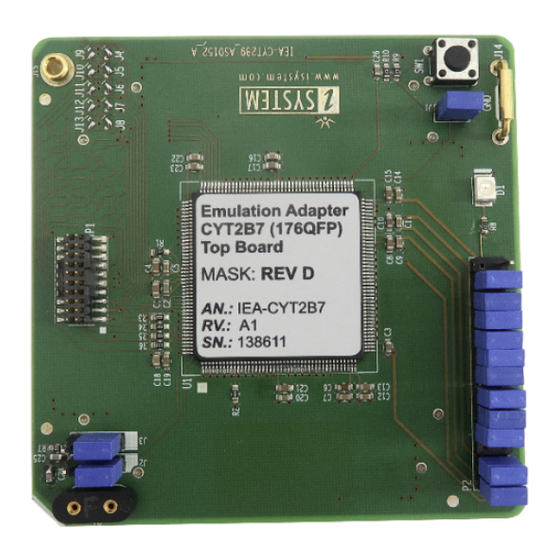 TASKING iSYSTEM Cypress CYT2B7 Hardware User Manual