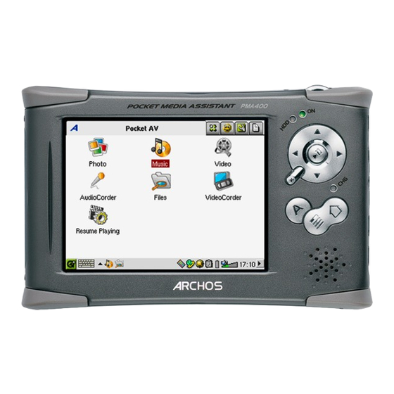 Archos PMA 400 User Manual