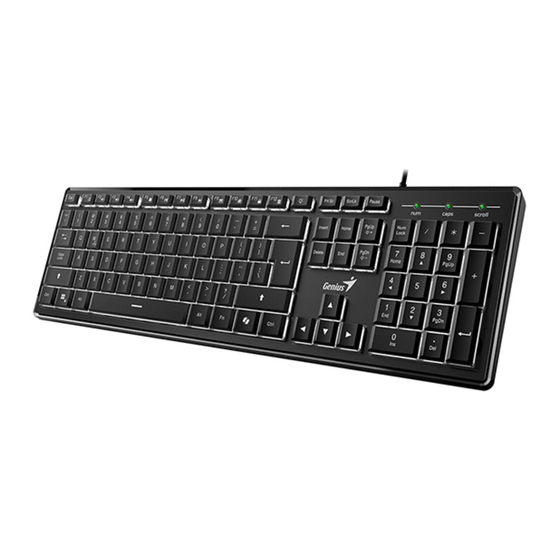 Genius SlimStar 820 Quick Manual