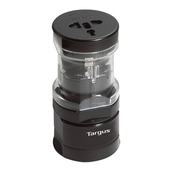 Targus Travel Adapter Manuals