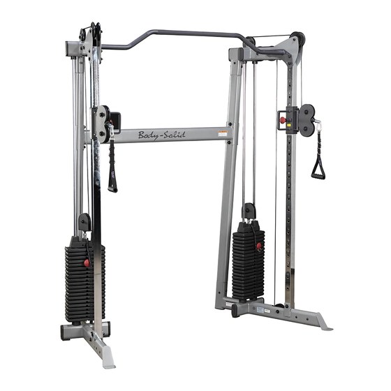 Body Solid GDCC200.1 Owner's Manual & Assembly Instructions
