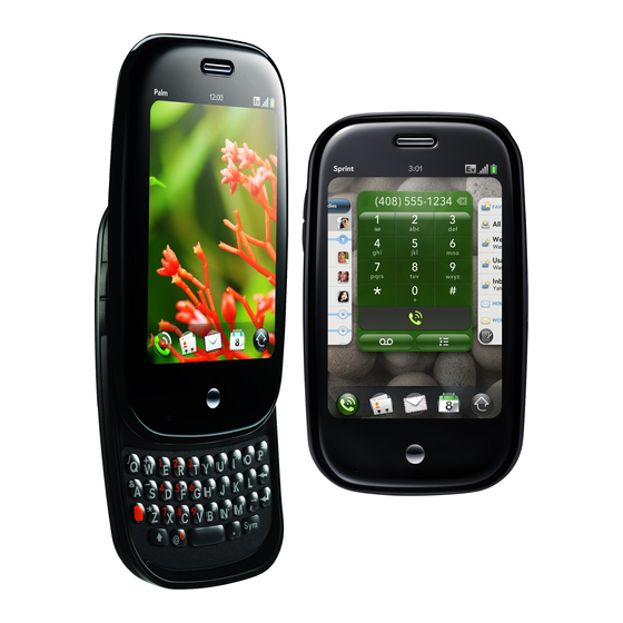 Palm Pre Get Started