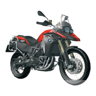 BMW F 800 GS Adventure Rider's Manual