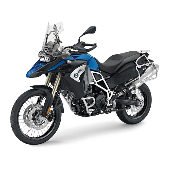 BMW F 800 GS Adventure Rider's Manual