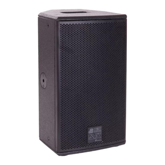 dB Technologies DVX P8 User Manual