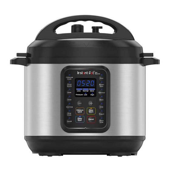Instant Pot DUO GOURMET Getting Started Manual