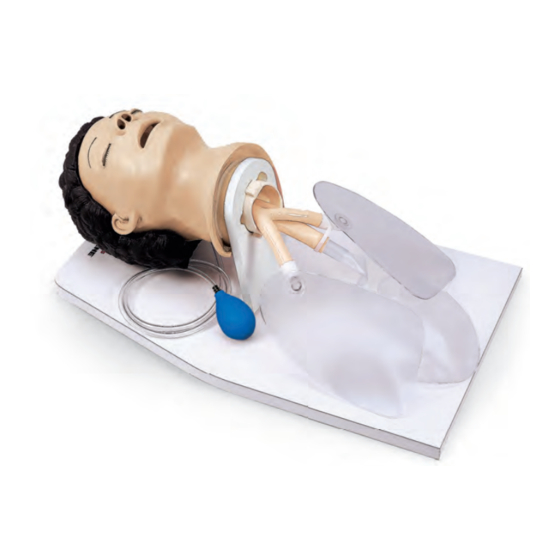 Nasco Simulaids Life/form Airway Management Trainer with Stand Instruction Manual