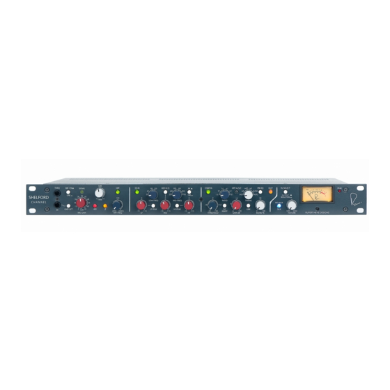 Rupert Neve Designs Shelford Channel User Manual