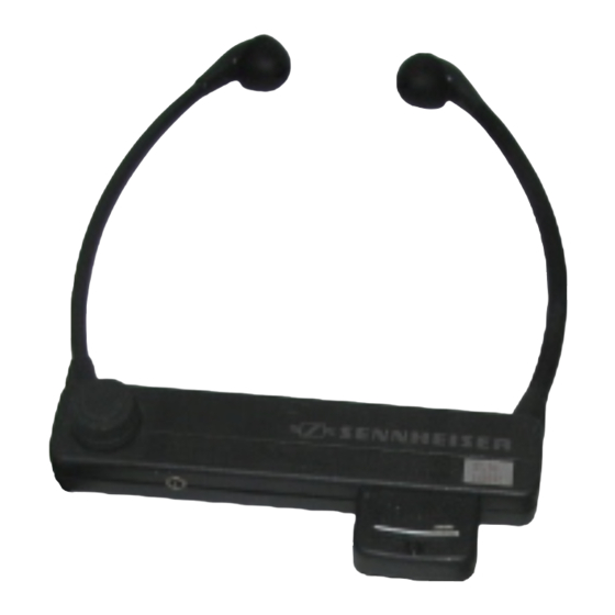 Sennheiser HDE 300-7 Manual
