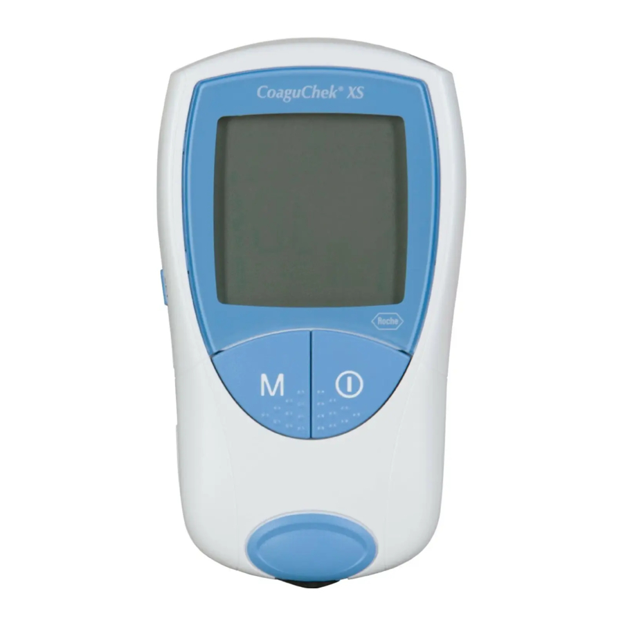 Roche CoaguChek XS Manual