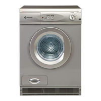 White Knight CONDENSER TUMBLE DRYERS Instructions For Use Manual