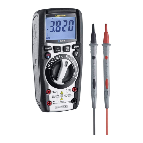 LaserLiner MultiMeter XP Operating Instructions Manual