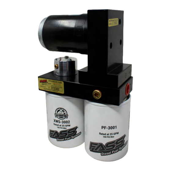 Fass Titanium Series Installation Manual