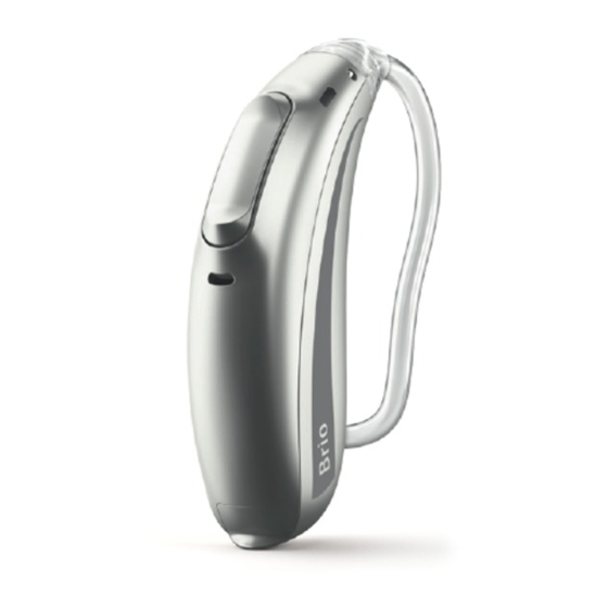 Phonak Brio 4 B-312 Manuals