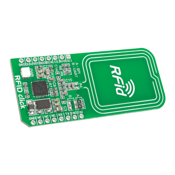 mikroElektronika RFid click MIKROE-1434 Quick Start Manual