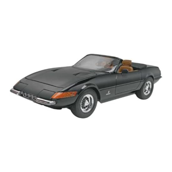 REVELL MIAMI VICE DAYTONA SPYDER Manual