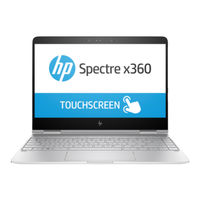 HP Spectre x360 Convertible 13-w099 Maintenance And Service Manual
