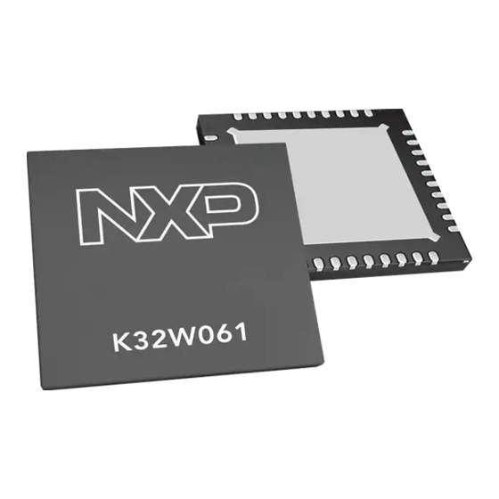NXP Semiconductors K32W061 User Manual