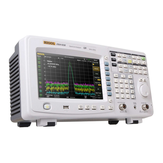 Rigol DSA1030A series User Manual