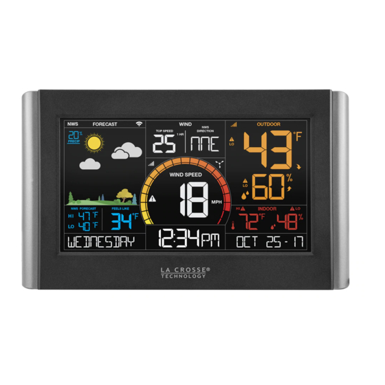 La Crosse Technology LTV-W1 Manual