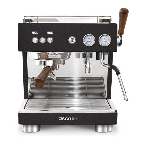 Ascaso Baby T Quick Start Manual