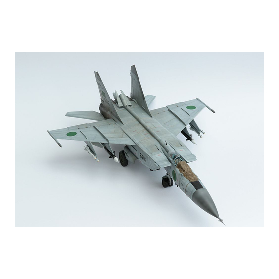 Eduard MiG-25PD Manual