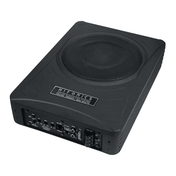 Hifonics Triton Series User Manual