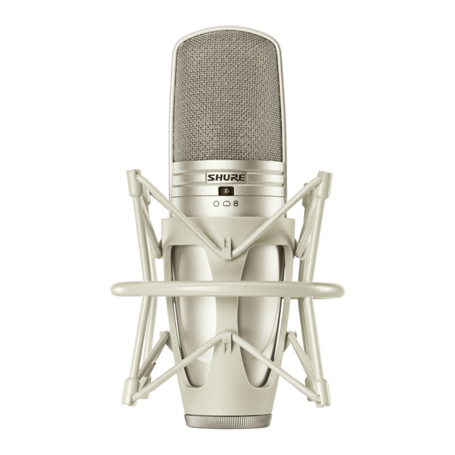 Shure KSM44A - Multi-Pattern Dual Diaphragm Microphone Manual