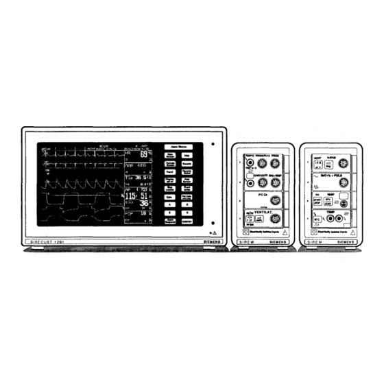 Siemens SIRECUST 1280 Manuals