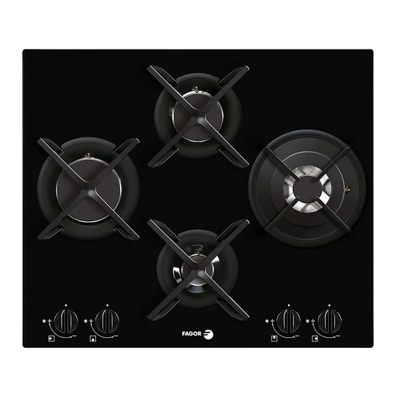 Fagor COOKING HOB Manual To Installation And Use