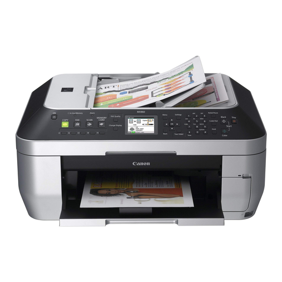 Canon PIXMA MX860 series Getting Started Manual