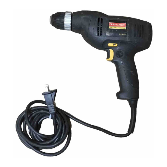 CRAFTSMAN ryobi 315.269460 Electric Drill Manuals