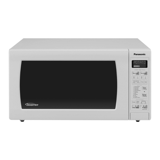Panasonic NN-ST757W Operating Instructions Manual