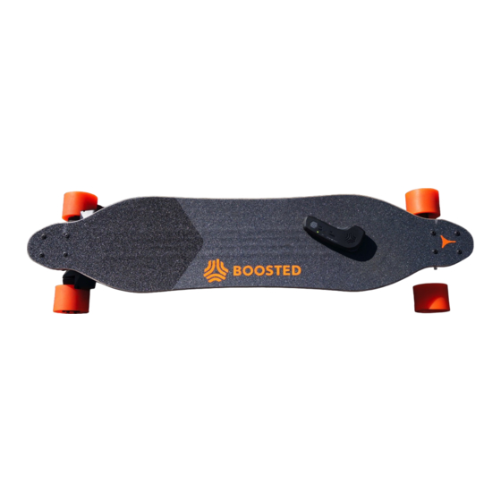 Boosted Skate Board User Manual