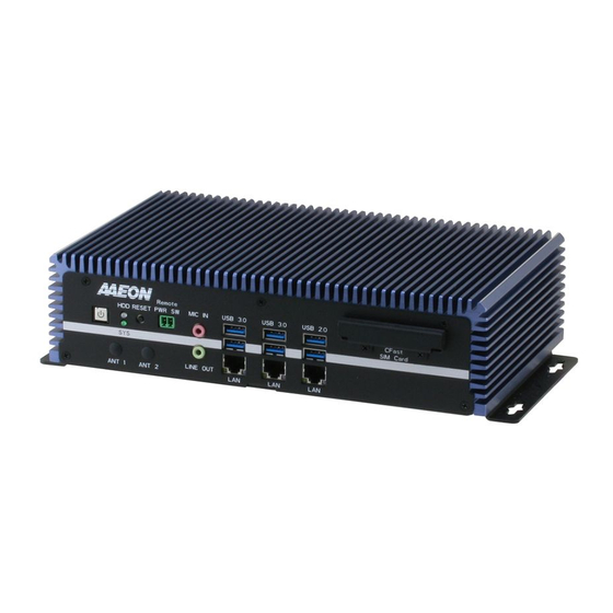 Aaeon BOXER-6639 User Manual