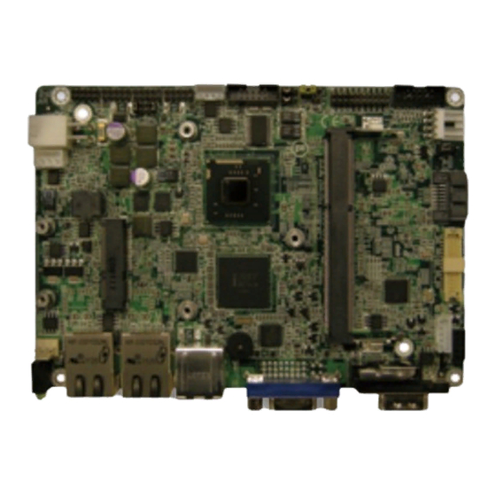 Arbor Technology EmCORE-i2501 Quick Installation Manual