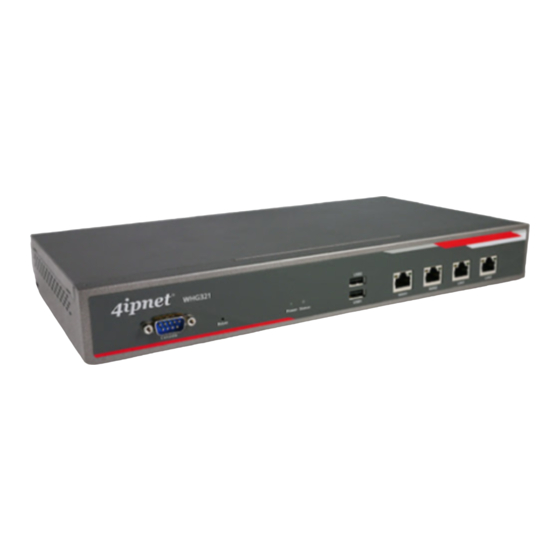 4IPNET WHG321 V3.30 Quick Installation Manual