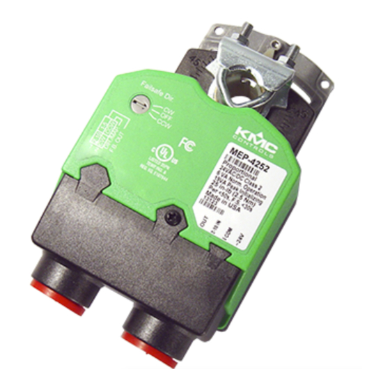 KMC Controls MEP-4201 Installation Manual