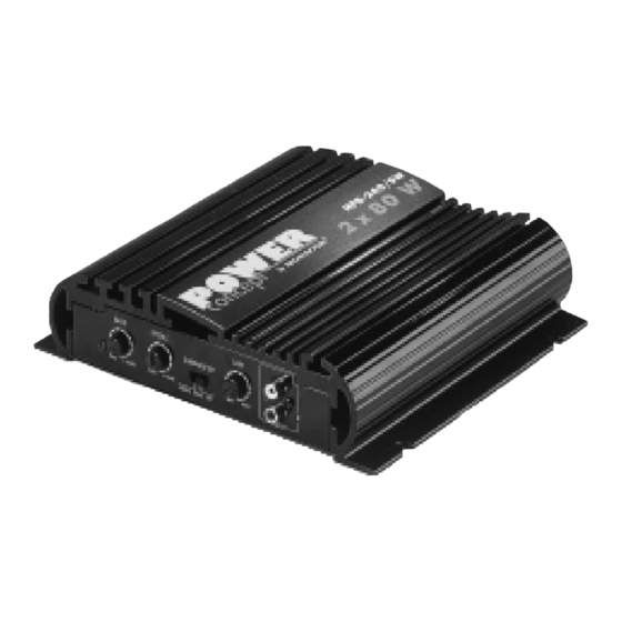 Monacor HPB-240/SW Mounting Instructions
