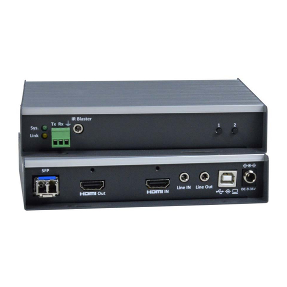 NTI XTENDEX ST-IPFOUSB4K-L-LCVW Manuals