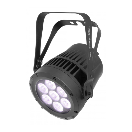 Chauvet Professional COLORado 1-Quad IP Quick Reference Manual
