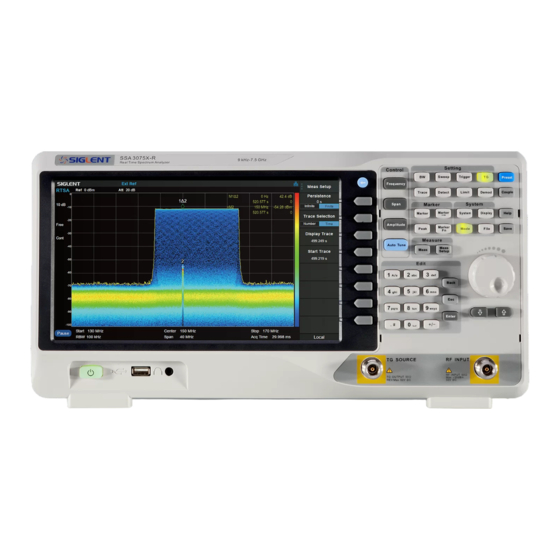 SIGLENT SSA3000X-R User Manual