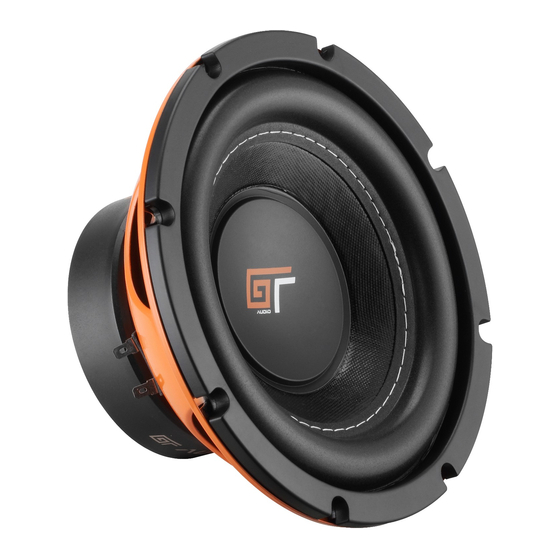 BASSFACE GT Audio GT-SW10/4 Instruction Manual