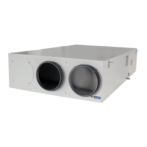 RDZ CHR 400 CoRe Installation & Technical Manual