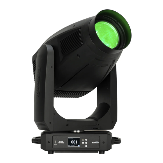 Elation FUZE TEATRO User Manual