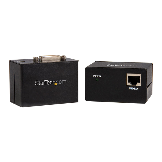StarTech.com ST121UTPDVI Instruction Manual
