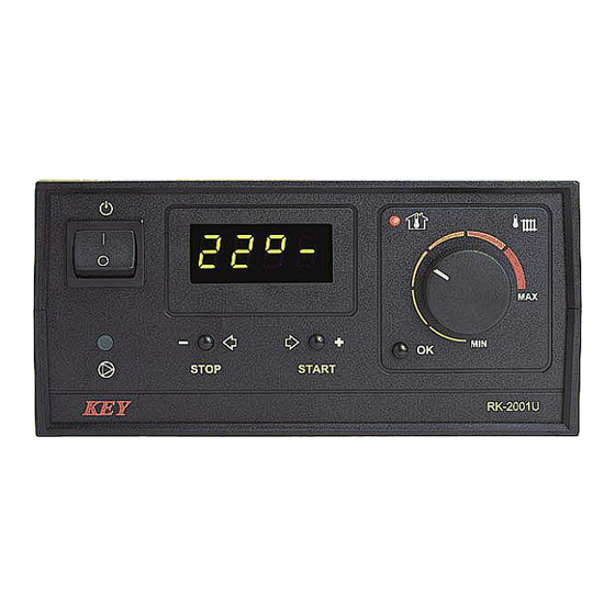 P.W. KEY RK-2001U Operation Manual