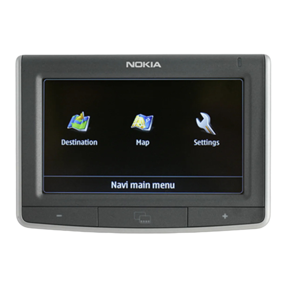 Nokia AUTO NAVIGATION 500 Getting Started Manual