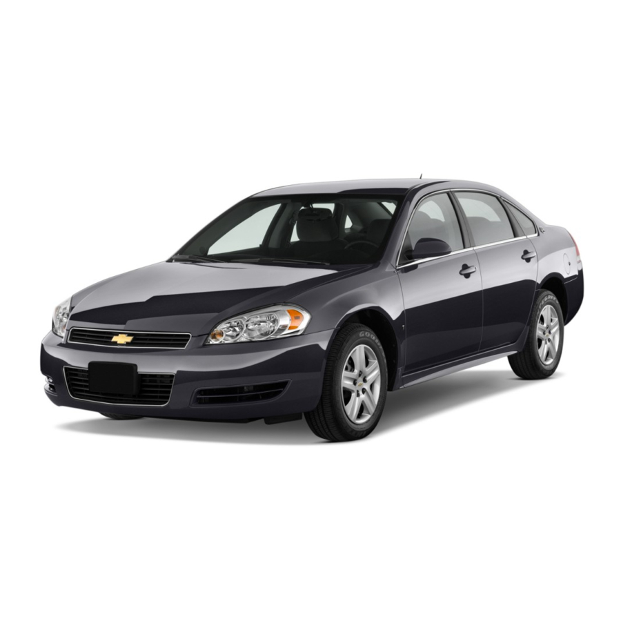 Chevrolet 2009 Impala Quick Start Manual